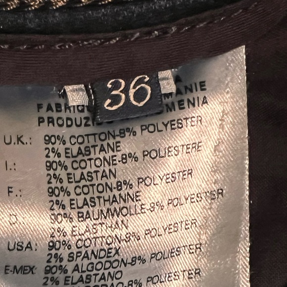 DIESEL MENS COTTON NARROT BLUE DENIM SWEAT PANTS SIZE 36 - Picture 9 of 12